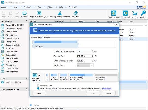 EASEUS Partition Manager Home Edition 