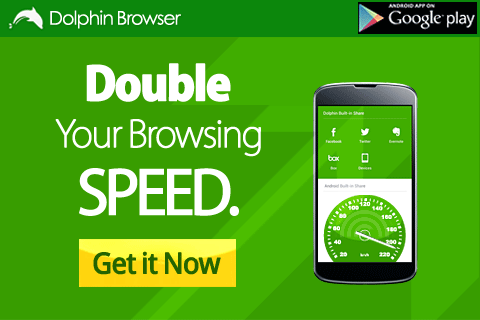 Dolphin Browser быстрый мобильный браузер