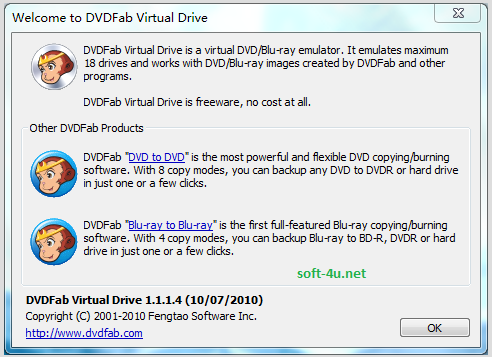 Виртуальный DVD/Blu-ray: DVDFab Virtual Drive 