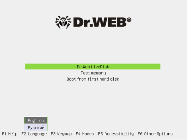 Dr.Web LiveCD